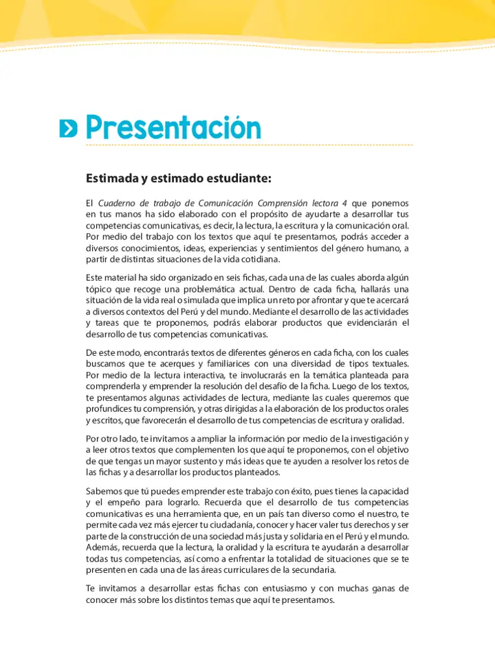 Página 2 de la vista previa de Comprensión lectora 4: Cuaderno de trabajo