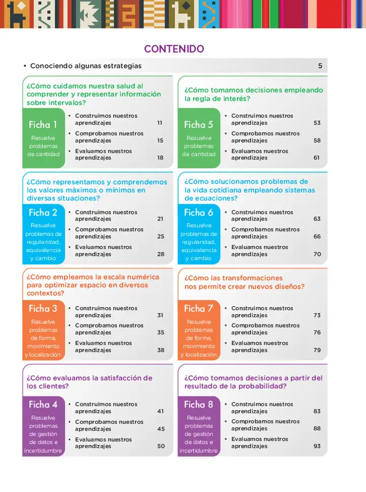 Página 3 de la vista previa de Fichas de Matemática 4
