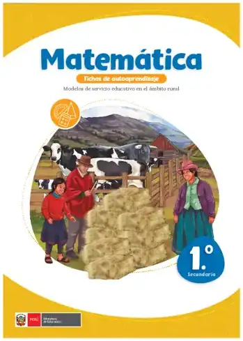 Página 1 de la vista previa de Matemática 1: Fichas de autoaprendizaje a distancia