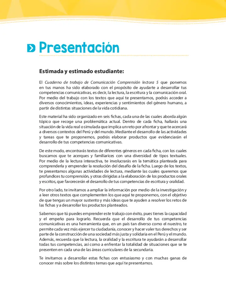 Página 2 de la vista previa de Comprensión lectora 5: Cuaderno de trabajo