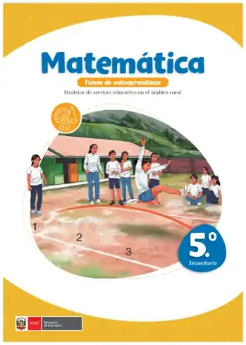 Página 1 de la vista previa de Matemática 5: Fichas de autoaprendizaje a distancia