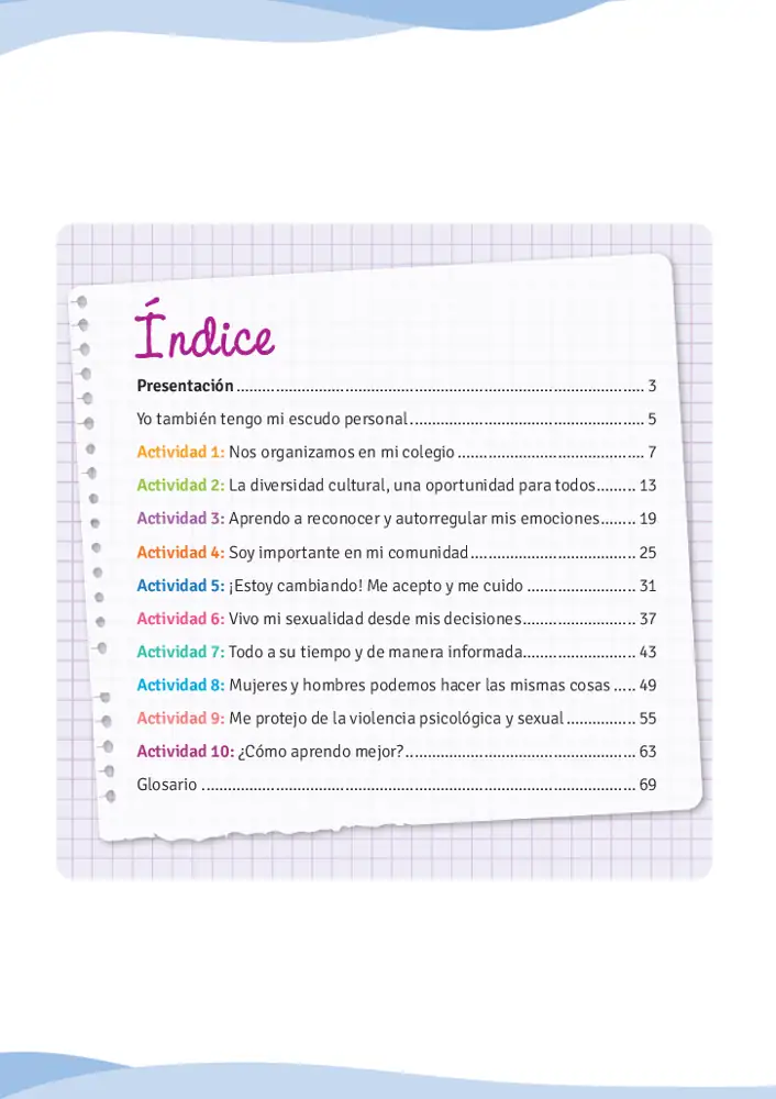 Página 3 de la vista previa de Un tiempo para mí 2: Cuaderno de trabajo de Tutoría