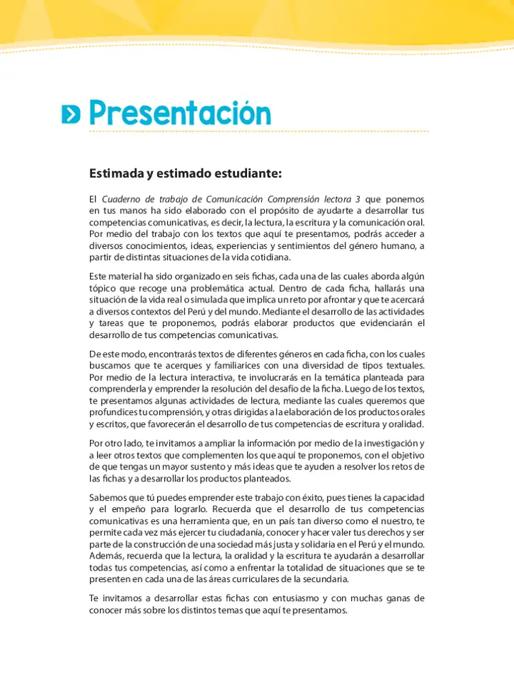 Página 2 de la vista previa de Comprensión lectora 3: Cuaderno de trabajo