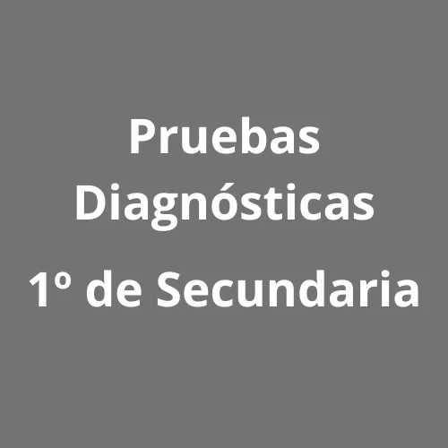 Prueba Diagnostica de 1° grado de Secundaria