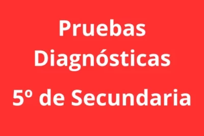 Pruebas Diagnósticas Quinto de Secundaria