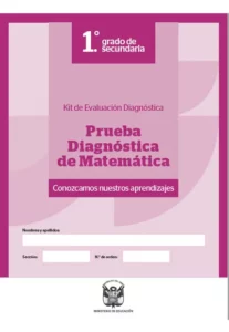 Prueba diagnóstica Matemática - Primero de Secundaria