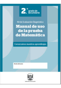 Prueba diagnóstica Matemática - Segundo de Secundaria